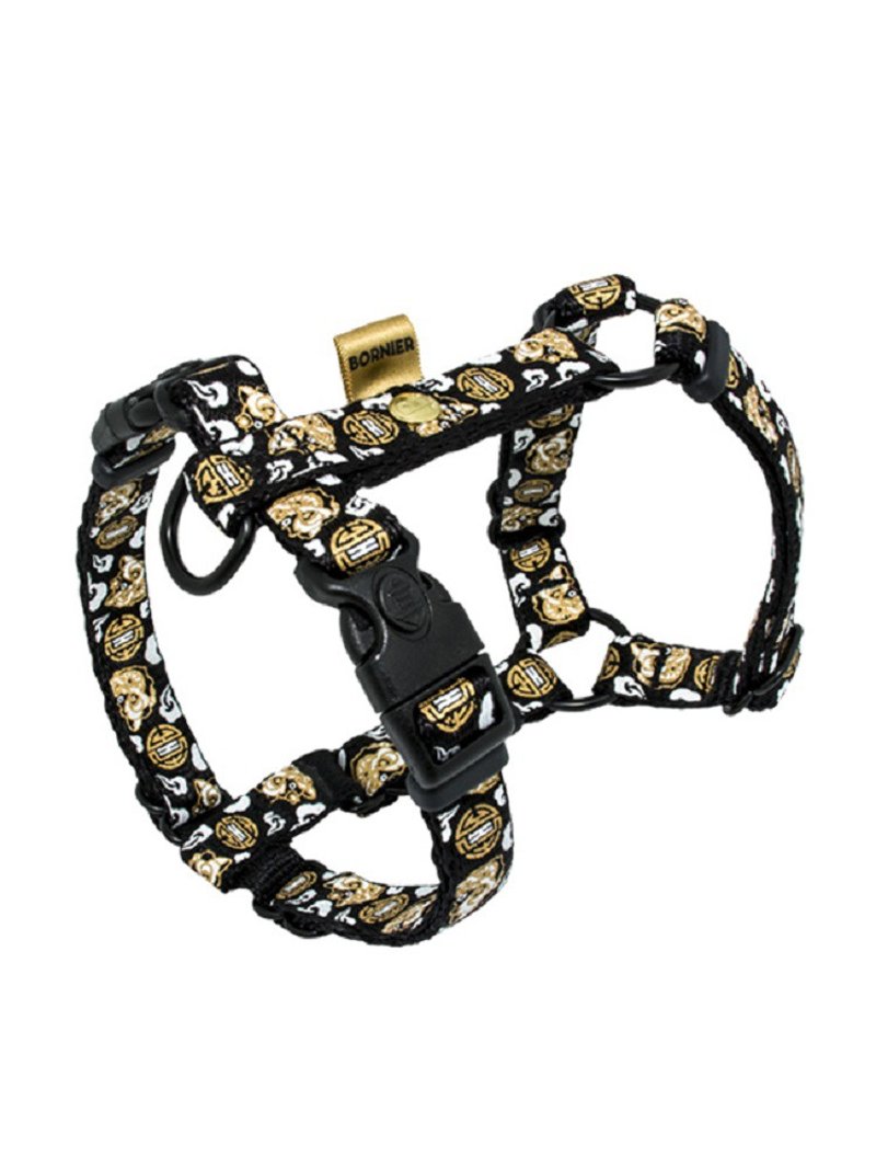 Reflective H-shaped double buckle chest strap XS-L - Collars & Leashes - Nylon Multicolor