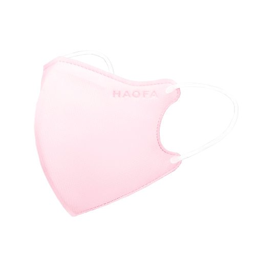 HAOFA立體口罩 HAOFA氣密型99%防護立體口罩(N95效能)-粉紅色(30入)