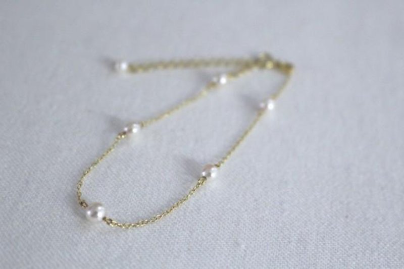 Akoya pearl bracelet - Bracelets - Gemstone Gold