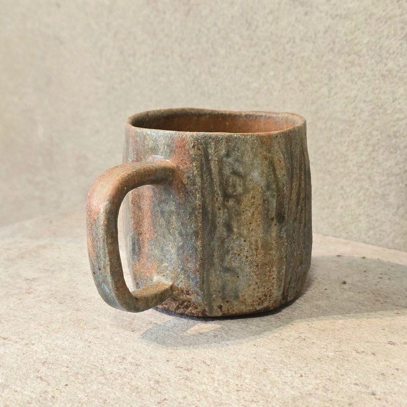 草木灰釉馬克杯 / 咖啡杯 - 咖啡杯/馬克杯 - 陶 黃色