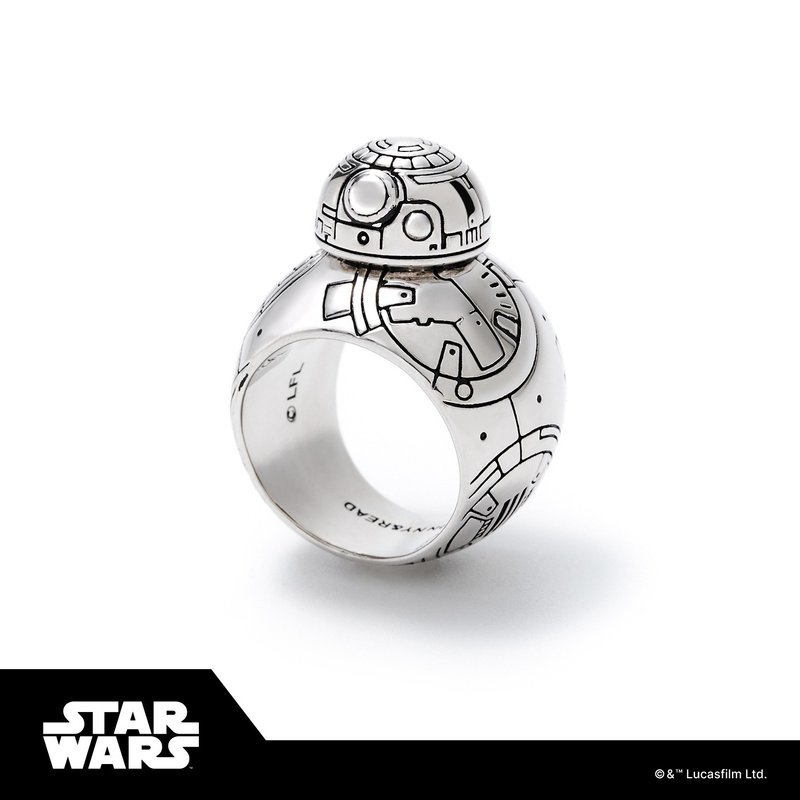 【星際大戰】Bonny & Read BB8造型戒指 - 戒指 - 其他金屬 銀色