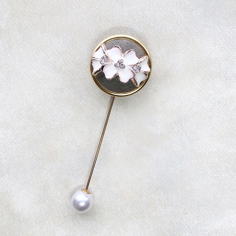 Garden series | Pin/Brooch - Brooches - Other Metals Gold