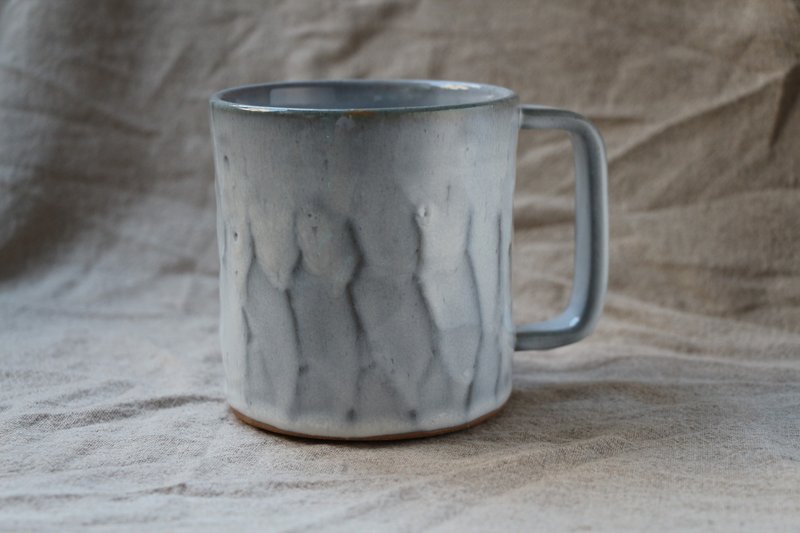 Cloud glaze handmade coffee cup large mug - Mugs - Pottery 