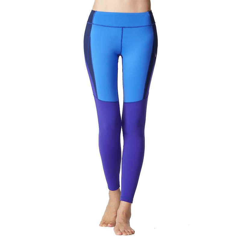 [MACACA] Diamond Slender Debian Pants - ATE7502 Blue Violet/Blue - Women's Sportswear Bottoms - Nylon Blue