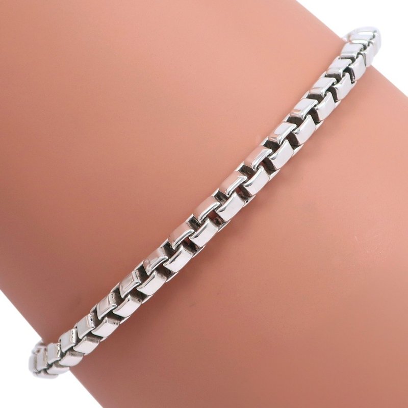 【日本直送】ティファニー TIFFANY&Co. ベネチアン ブレスレット シルバー925 約15.7g ユニセックス【中古】 - 手鍊/手環 - 銀 銀色