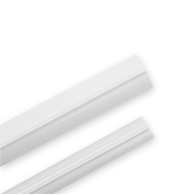 CStraw Set - White - Reusable Straws - Plastic White