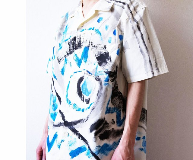 ☆【レオナール】ユニセックス Tシャツ 総柄 ペイント柄 綿100％ 半袖 M 6685121218-140_SUB.jpg?v=