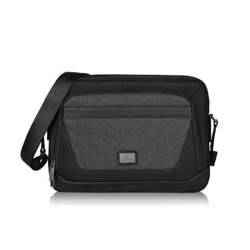 [Free gift bag] Caesar large cross-body bag-black/VA129S03BK - Messenger Bags & Sling Bags - Nylon Black