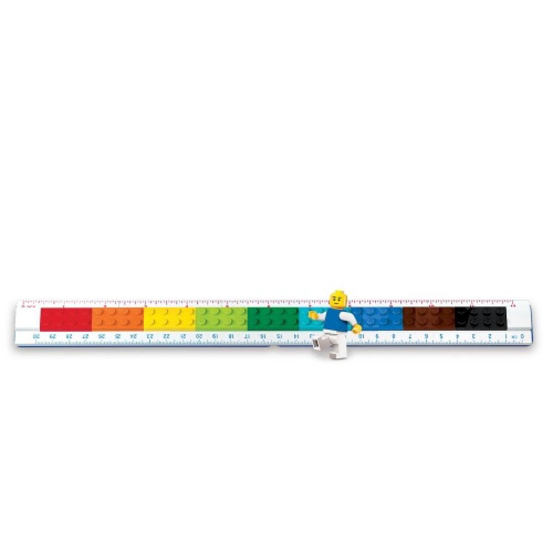 LEGO 創意組裝文具尺(15-30公分)(附人偶) LGL-52558 - 其他 - 其他材質 