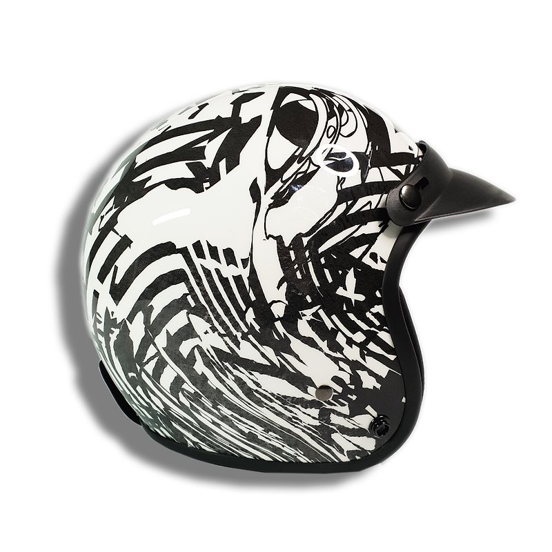 阿登森林迷彩 X 圖坦卡門 設計款限量安全帽 - 安全帽 - 塑膠 白色