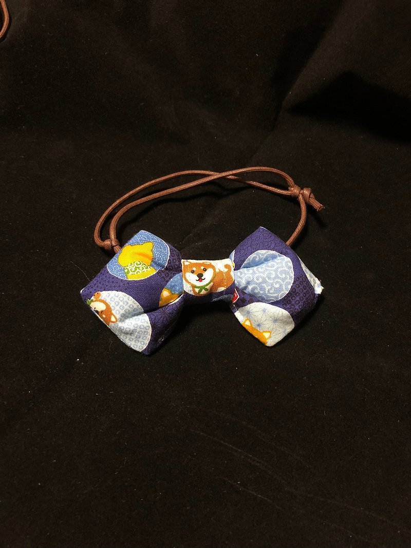 Shiba pattern bow tie - อื่นๆ - ผ้าฝ้าย/ผ้าลินิน หลากหลายสี