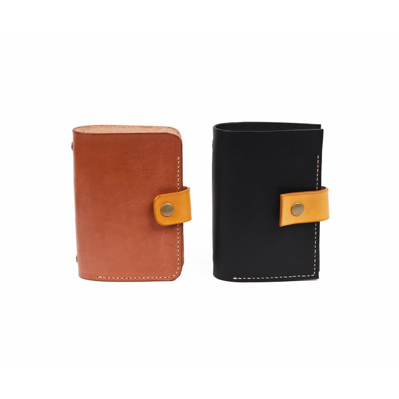 Light coffee vs black coffee. A7 chore loose-leaf notebook - Notebooks & Journals - Genuine Leather Multicolor