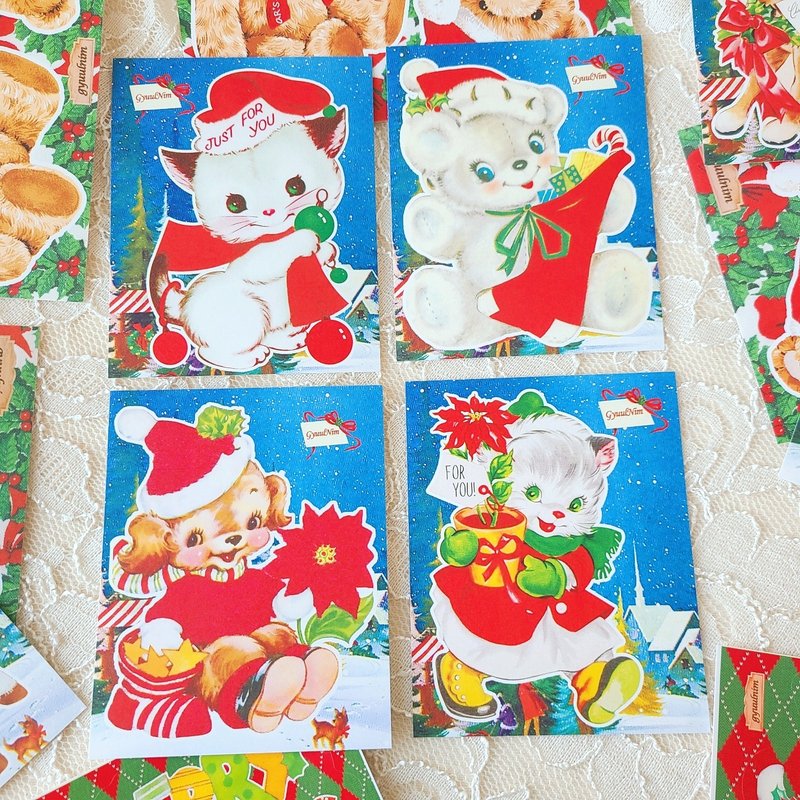 Christmas animal sticker - 貼紙 - 紙 