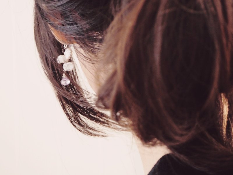 Another Window of Lights and Shadows-Earrings-Freshwater Pearl - ต่างหู - ไข่มุก 