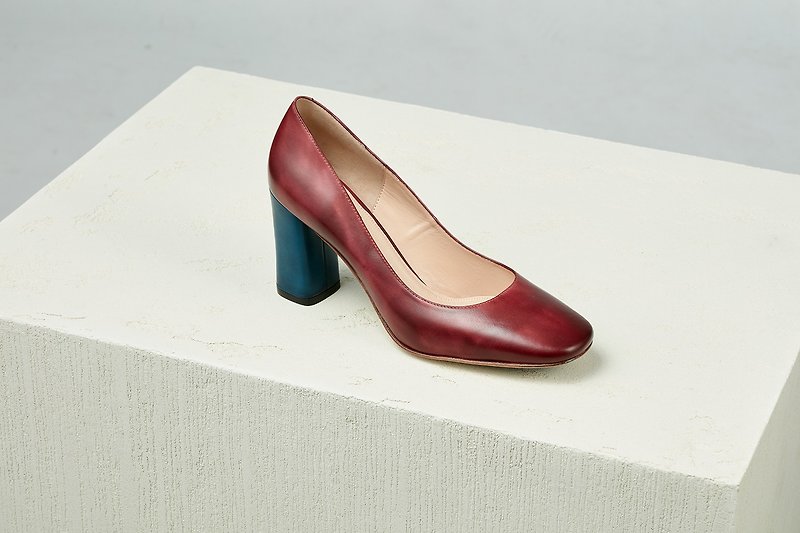 HTHREE 8.5 high heels / red / high heels / 8.5 Pumps - High Heels - Genuine Leather Red