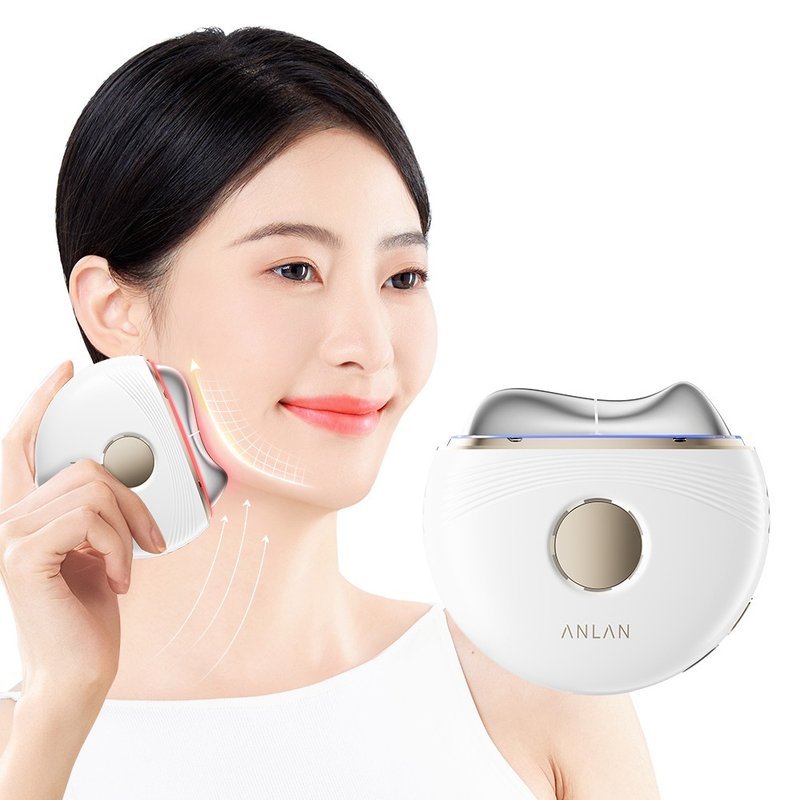 ANLAN - 光冷熱刮痧儀 AGSY41-02A 電動刮痧板 刮痧板 - 刮痧板/臉部按摩 - 塑膠 白色