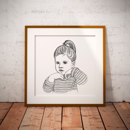 ILLUSTRATERITA DESIGN Custom Hand Drawn Portrait Illustration, Personalized Sketch Drawing, Gift Art