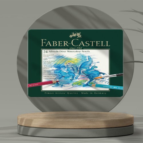 文聚 Faber-Castell 藝術家級水性色鉛筆24色/鐵盒(原廠正貨)
