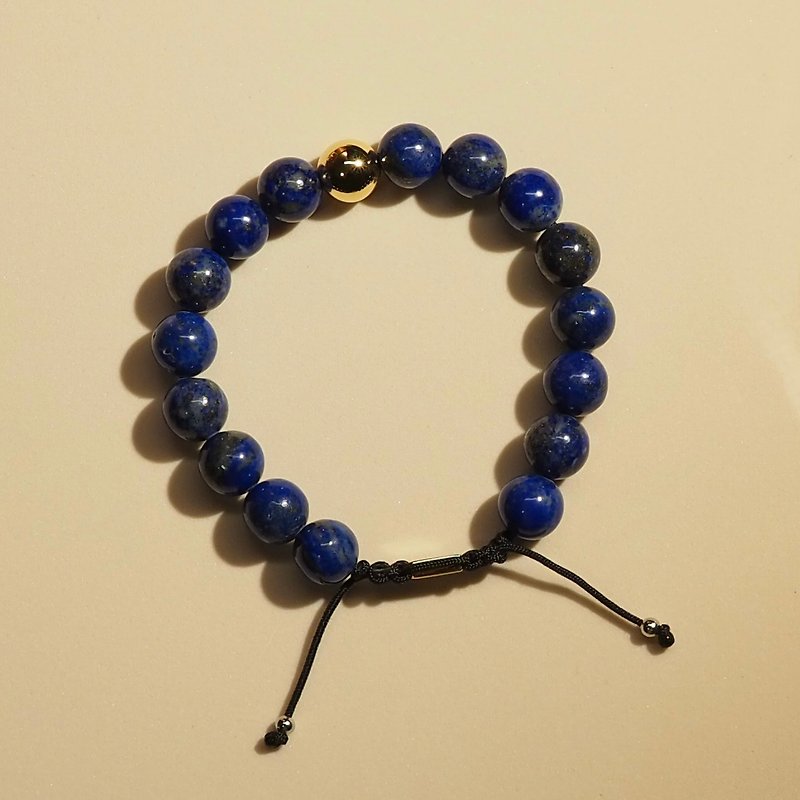 COLUMN / Lapis Lazuli / 10mm - Bracelets - Gemstone Black