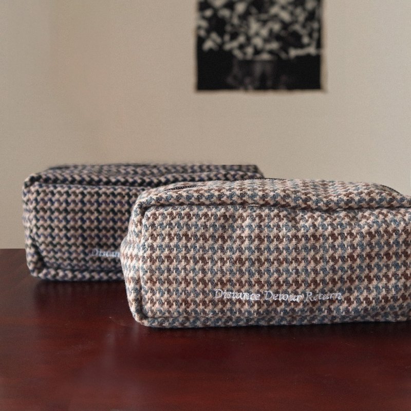 Pencil case and makeup storage bag, please go to the new link to place an order. - Pencil Cases - Cotton & Hemp Brown