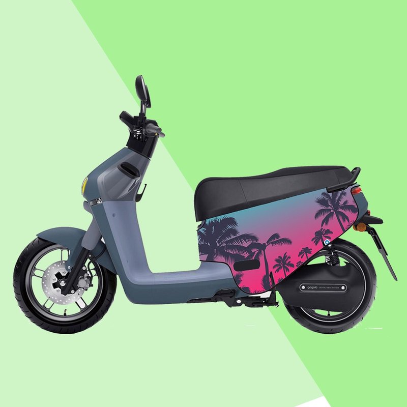 gogoro防刮車套-iD73 夏日風情 - 其他 - 聚酯纖維 