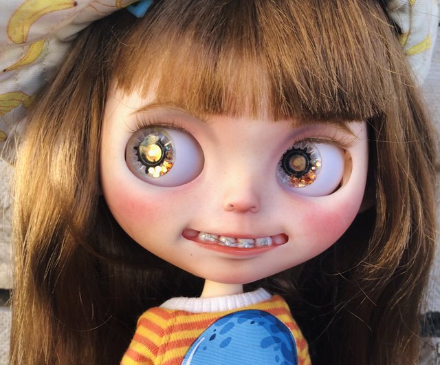 Custom Blythe doll with a happy smile - Shop Cheeky dolls Stuffed Dolls &  Figurines - Pinkoi