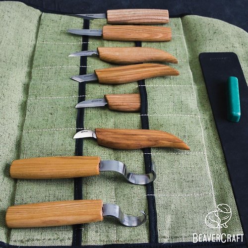 BeaverCraft 小海貍 刀具收納卷(12支裝)