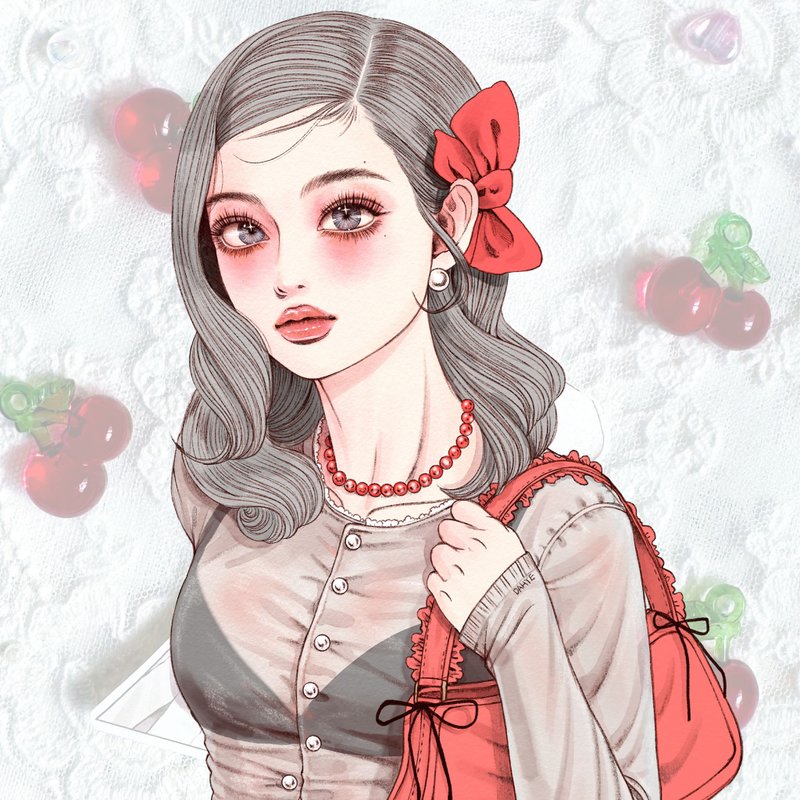 Julie sticker - 貼紙 - 紙 多色