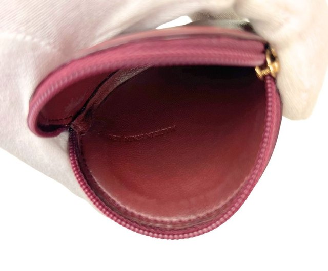 ロエベ コインケース 小銭入れ アナグラム ブラウン丸型 - 01482