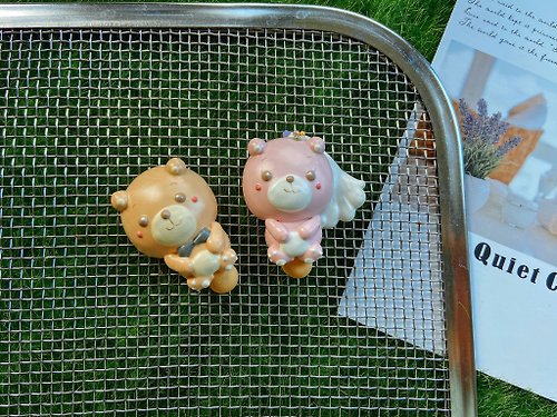 寶貝貓的甜點旅行 【造型馬林糖】婚禮熊