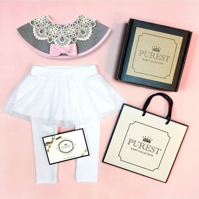 PUREST Barbie Princess / Silver Treasure Box Dress Up Gift Set / Baby Moon / Birthday / Gifts Preferred - Baby Gift Sets - Cotton & Hemp 