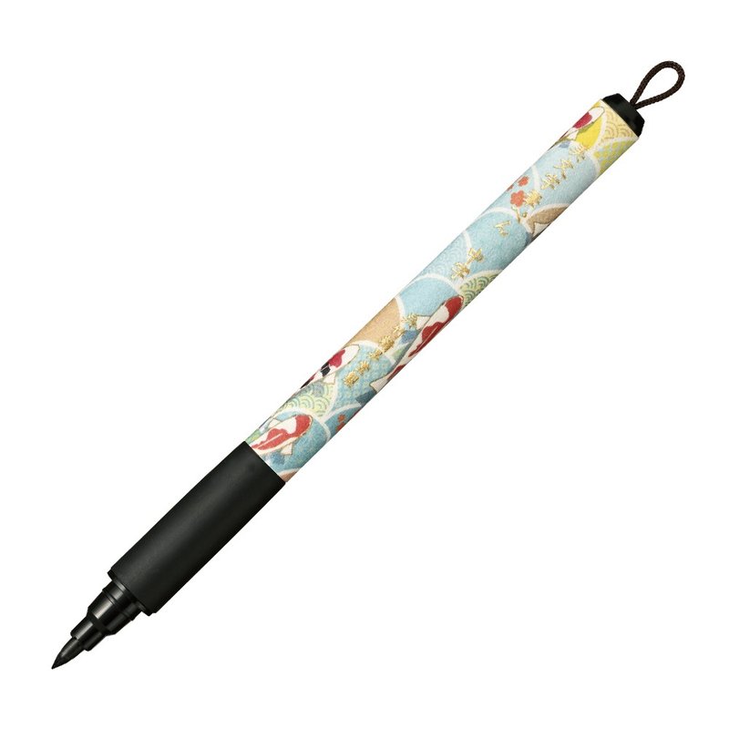 【Kuretake Japanese Kuretake】Japanese paper beautiful characters VI Chinese characters hard pen goldfish - Other Writing Utensils - Plastic Multicolor