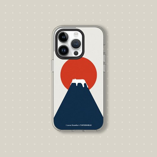 犀牛盾RHINOSHIELD Clear透明防摔手機殼∣ilovedoodle/富士山 for iPhone