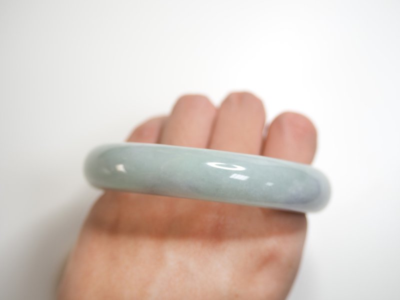 Natural Jade Jadeite Bracelet / Burmese Jade A Goods - สร้อยข้อมือ - หยก สีเขียว