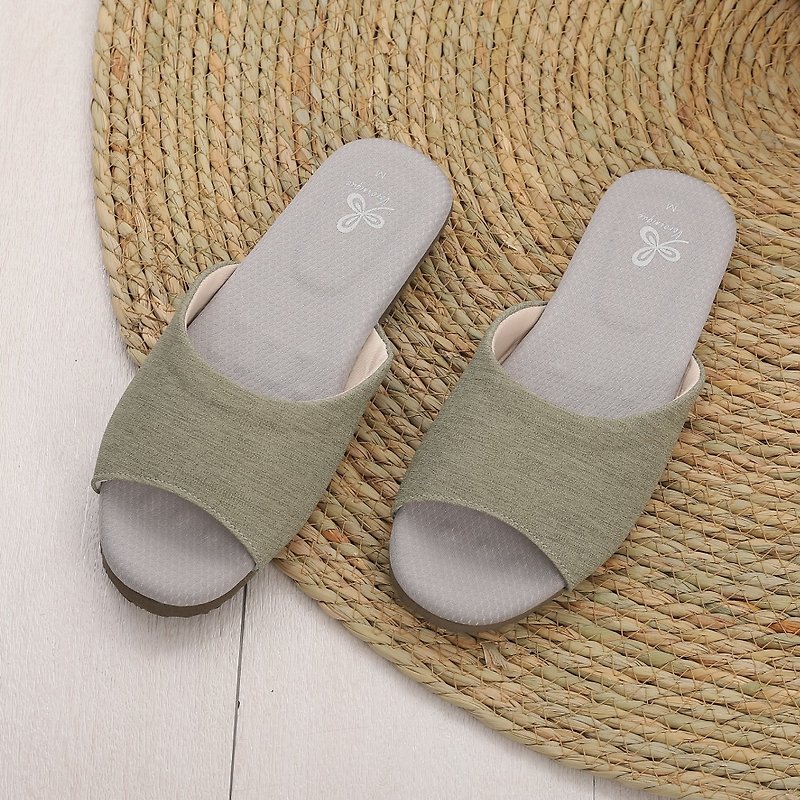 [Veronica] High-quality Graphene Indoor Slippers with Heat Storage and Constant Temperature-Green - รองเท้าแตะในบ้าน - วัสดุอื่นๆ สีเขียว