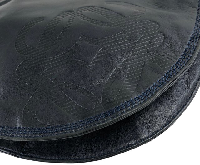 日本直送 名牌中古包 】LOEWE ロエベ ショルダーバッグ ネイビー