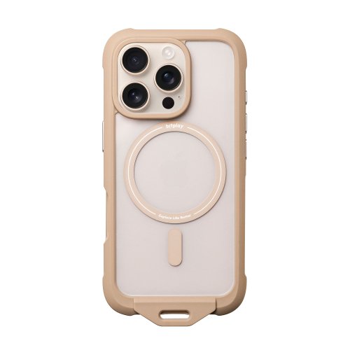 bitplay 【bitplay】磁吸掛扣殼 for iPhone 16Pro/ProMax 奶茶色 手機殼