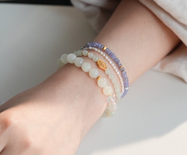 ゆゆ　ハンドメイドブレスレット26点 パーツ繋ぎのブレスレット ブレスレット jewelry yuka 通販