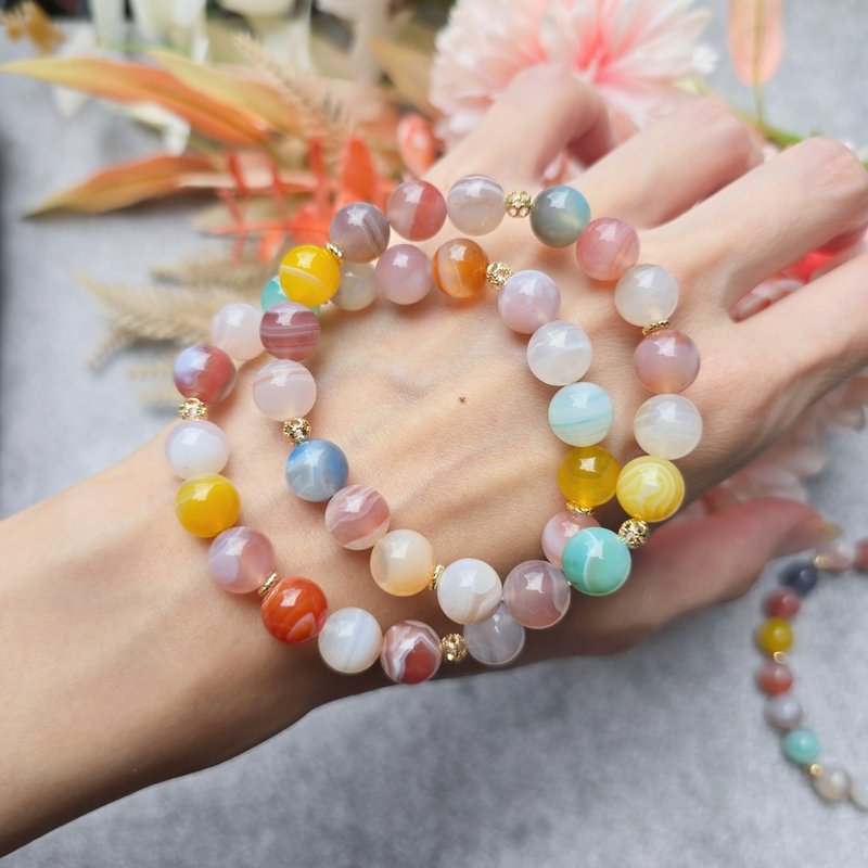 Candy Persian Gulf-Energy Crystal Bracelet-Persian Gulf Agate - Bracelets - Crystal Multicolor