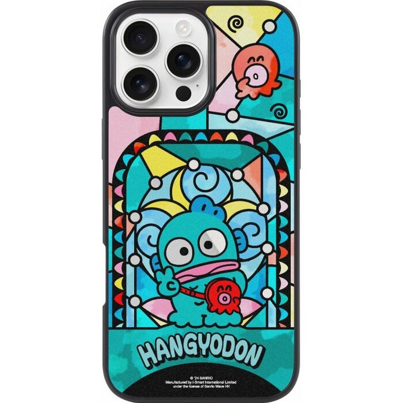 Sanrio - Hangyodon iPhone 16 Samsung S24 Mirror Case Magsafe Compatible - เคส/ซองมือถือ - พลาสติก หลากหลายสี