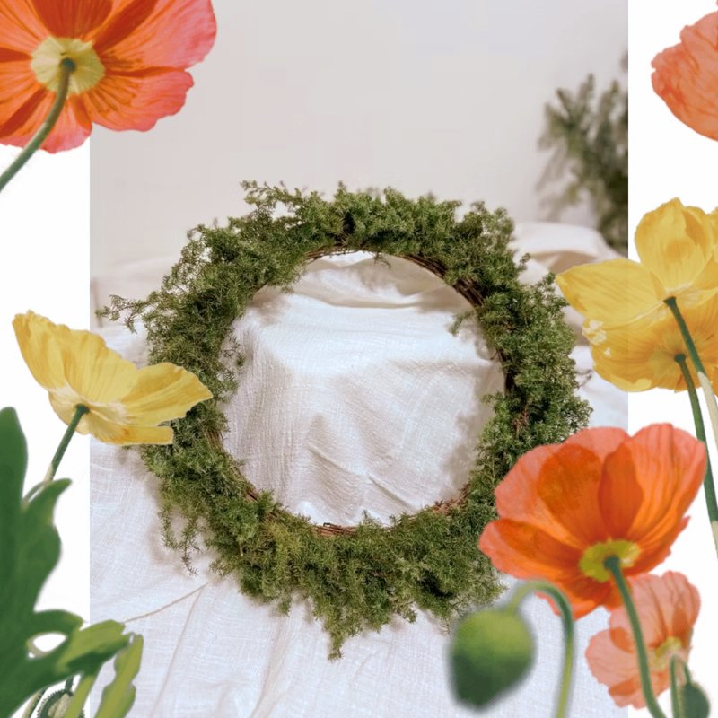 花園哩趣 Daily Garden  聖誕新鮮雪松裸花圈 各式尺寸 訂製 - 乾燥花/永生花 - 植物．花 綠色