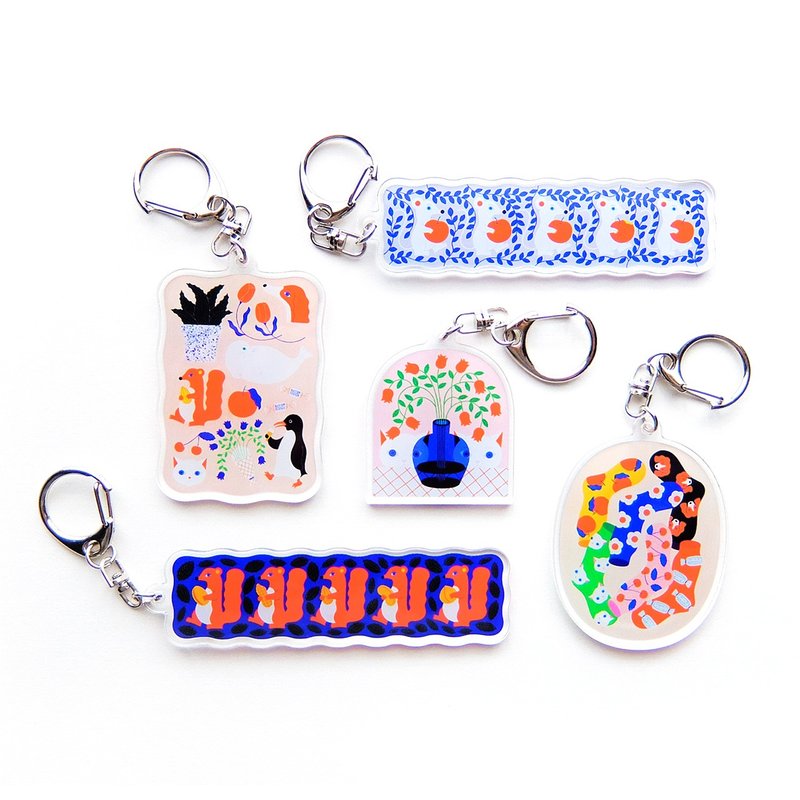 Acrylic keychain clear type - Keychains - Acrylic 