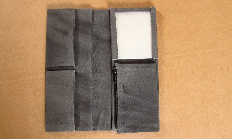 （中卒業のギフトの販売）カオス黒い手染め長いクリップ（利用可能な空きコーヒー英単語オハイオ州） - 財布 - その他の素材 ブラック