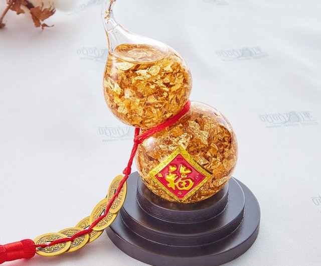 新品　琉球ガラス　ひょうたん　開運アイテム　金運アップ　風水　黄色 新品 琉球ガラス ひょうたん 開運アイテム 金運アップ 風水 黄色