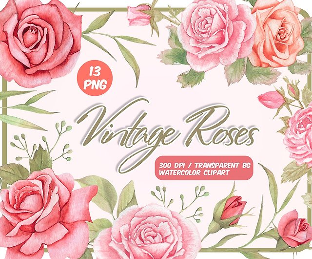vintage roses png