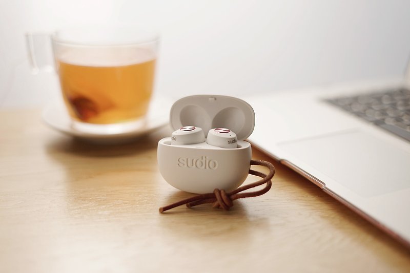 Sudio Tolv True Wireless Bluetooth Ear Canal Headphones-White - หูฟัง - วัสดุอื่นๆ ขาว