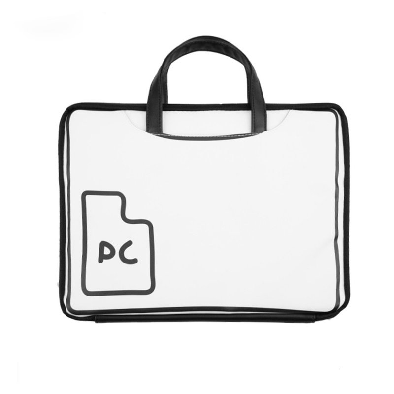 PC illustration portable laptop bag computer bag commuter bag computer protection - Laptop Bags - Faux Leather 