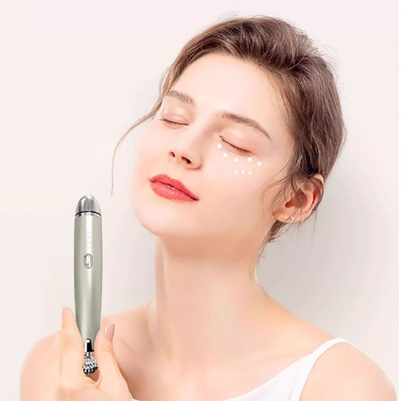 【免運】金稻美眼儀熱敷眼部按摩儀器電動眼霜導入棒眼袋黑眼圈美 - 科技小物 - 其他材質 多色