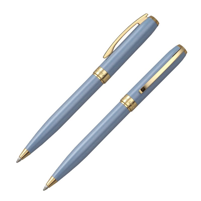 [クリス＆キャリー]エッセンスエッセンスボールペン（フリーレター）/ピンクブルーESBP-12 - 油性・ゲルインクボールペン - 金属 