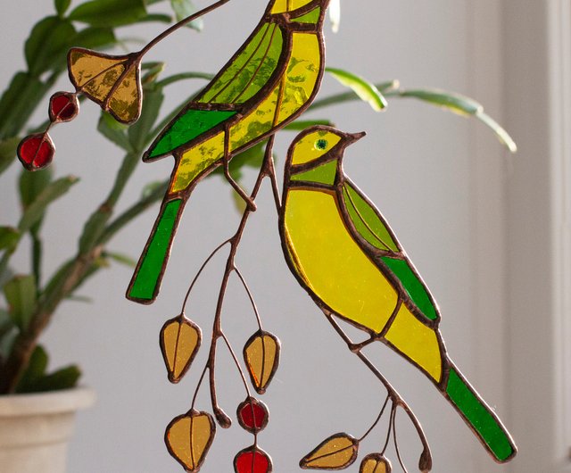 Birds Stained Glass